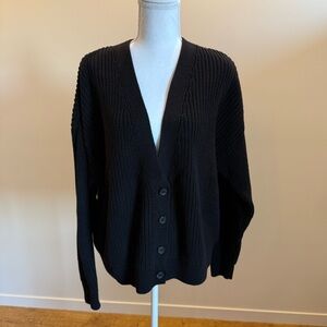 GAP Cardigan 100% Cotton Size XL Lagenlook Normcore Minimalist Tailored Grunge